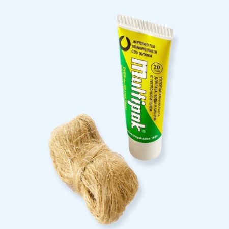 Комплект монтажный универсальный (вода/газ) №3 MULTIPAK (паста 20 г + лён 13 г) SIP20F13